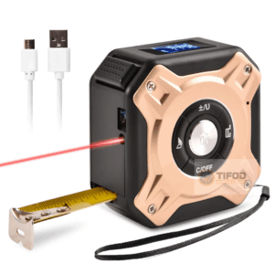 Multifunction Laser Rangefinder Rechargeable 40m with 5m Tape Measure