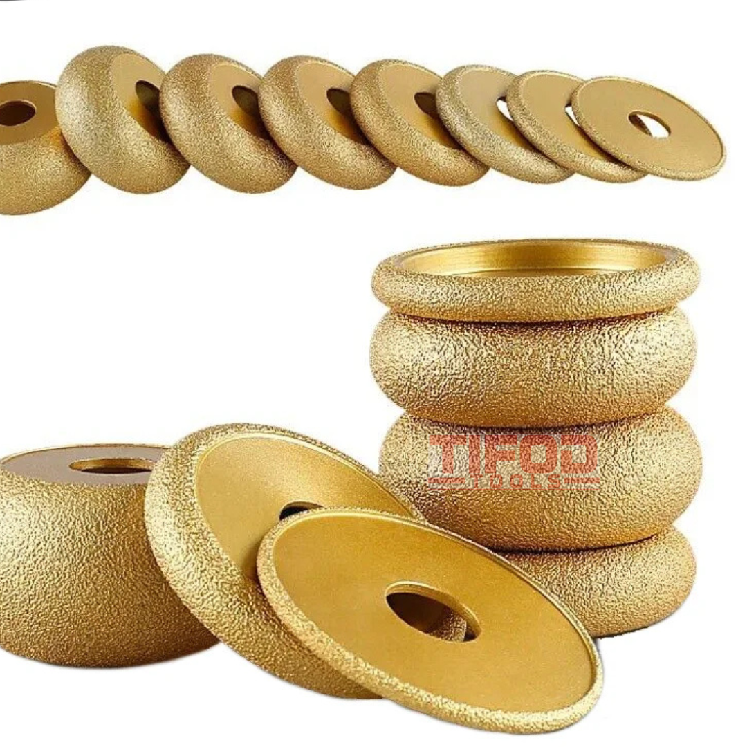 Stone Profile Wheel Vacuum Brazed Diamond Grinding Cup Wheel Diamond Tools - Image 2