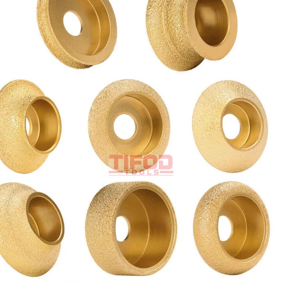 Stone Profile Wheel Vacuum Brazed Diamond Grinding Cup Wheel Diamond Tools - Image 3