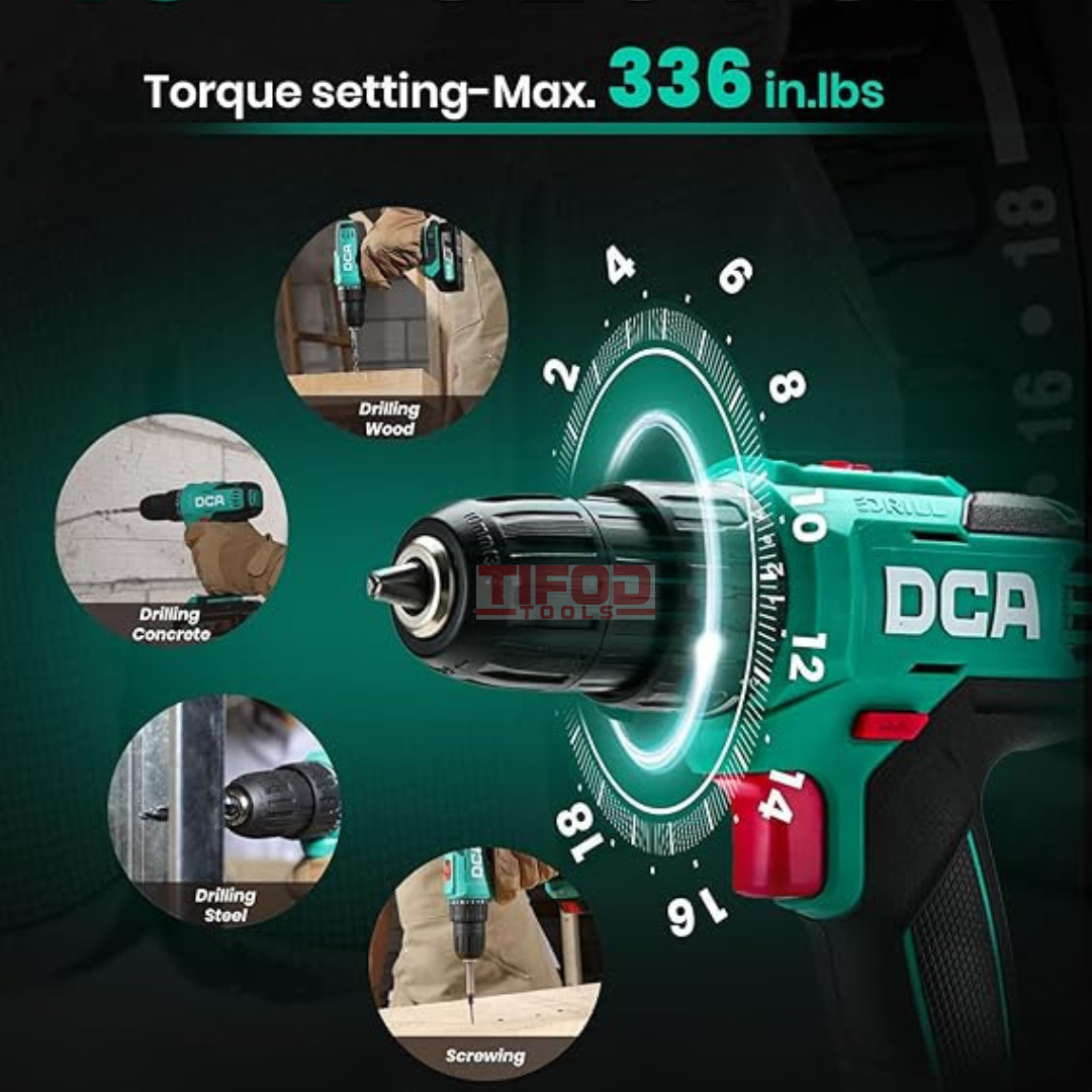 DCA Cordless Drill 20V - Image 2