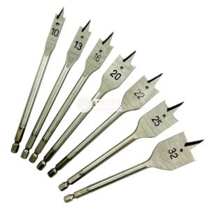 RUIFENG 10PCS Flat Wood Bit Set